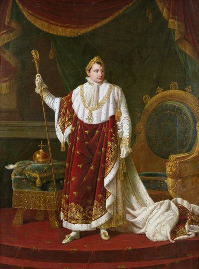 Portrait de Napoléon (1769-1821) en robes de couronnement, 1811 - Robert Lefevre